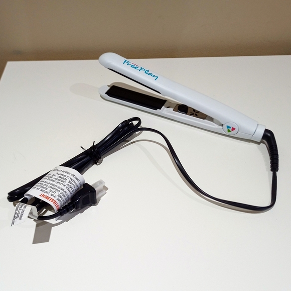 NWOT 🌺 Avanti Titanium Flat Iron Floating Plates 1" 450°F White - Picture 15 of 16